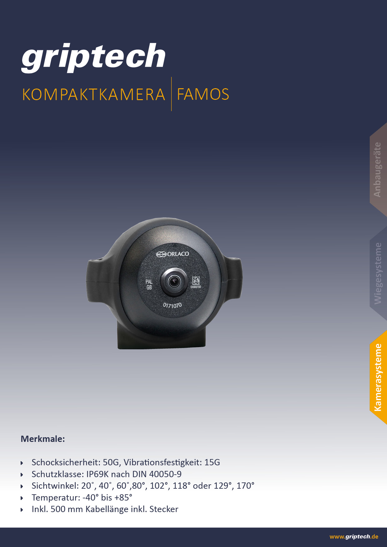 Datenblatt Kompaktkamera FAMOS