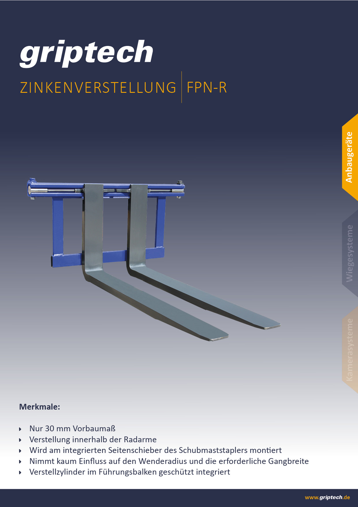 Gegevensblad Handleiding KOOI®-Reachvorken