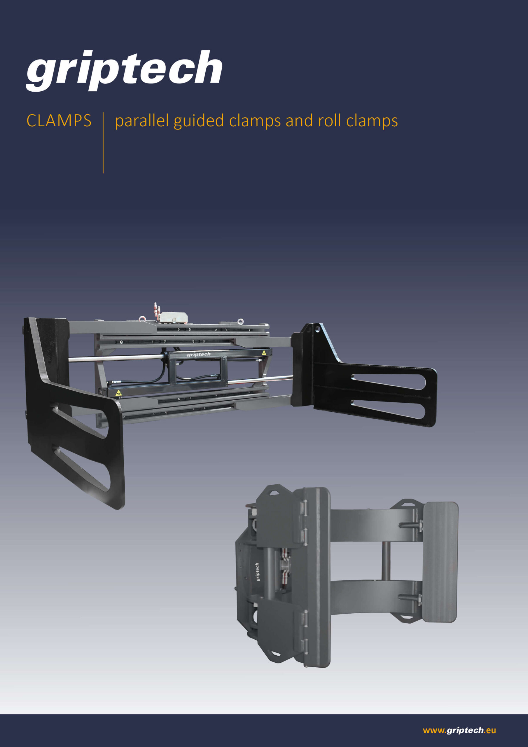 Folder cover clamps