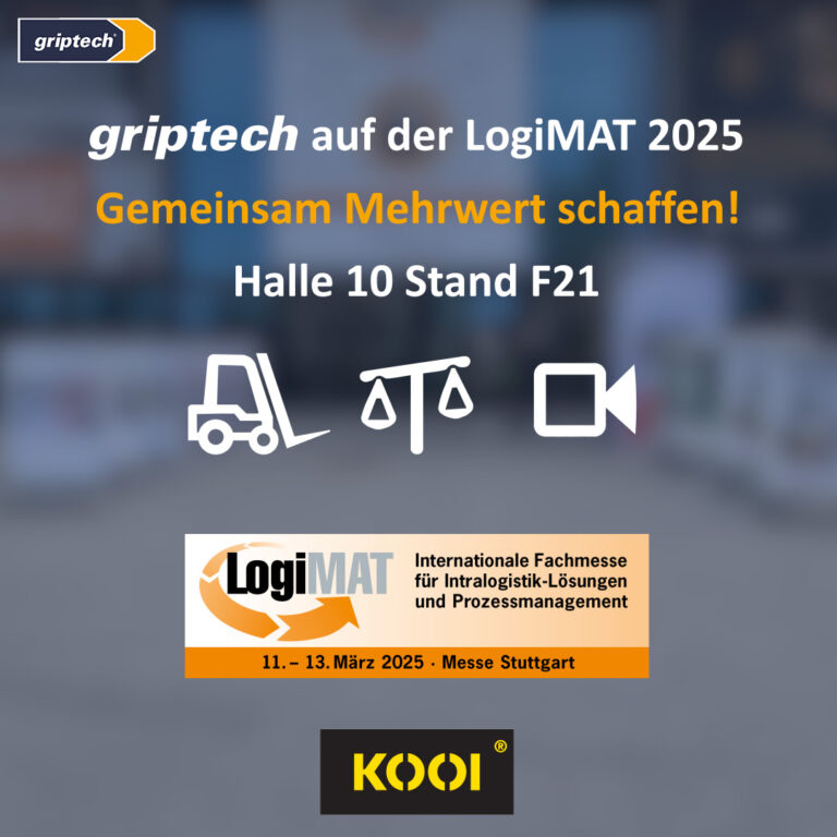 Griptech auf der LogiMAT 2025 - Halle 10 Stand F21